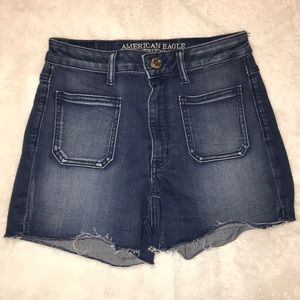 Denim shorts